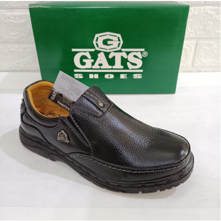 Sepatu Kulit Gats LB 5005 Black.Sepatu Kulit Asli Original Gats