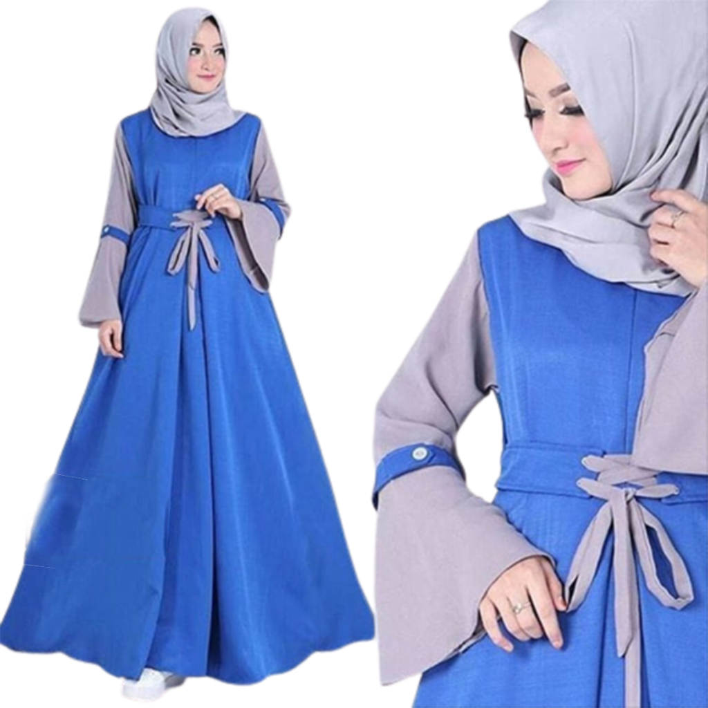 MARBELLA DRESS MAXI Promo gamis balotelli Fashion muslim Baju wanita modis /nonihijab/wickycollction