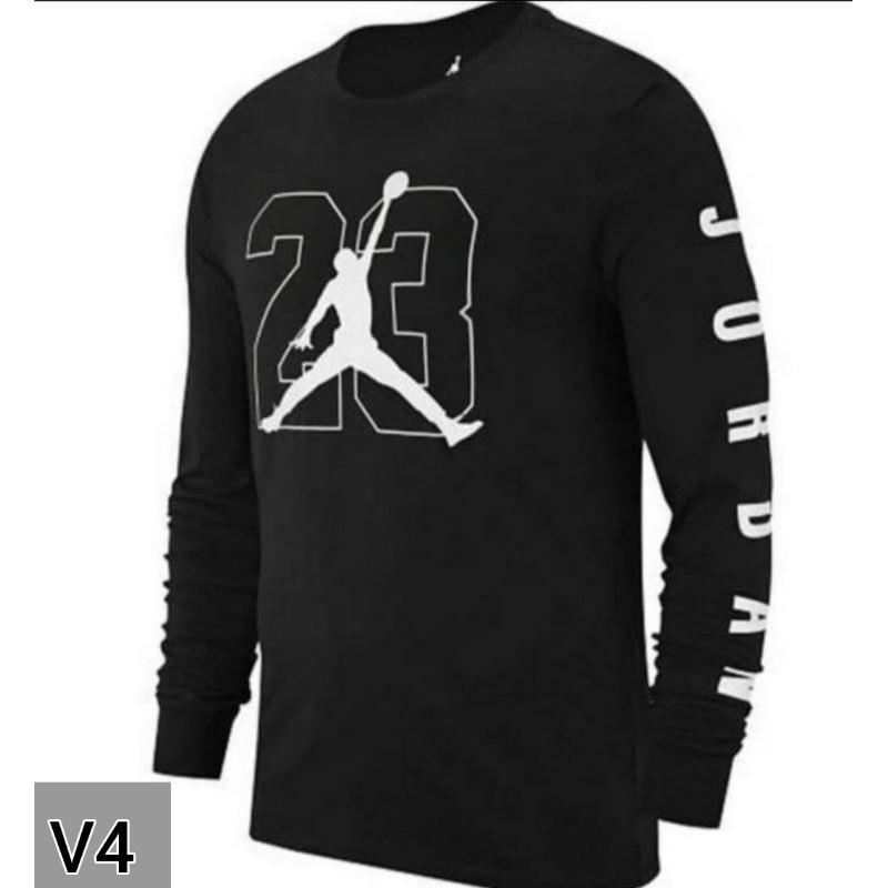 KAOS BAJU LENGAN PANJANG JORDAN SERIES / PRIA WANITA / COMBED 30S / COD