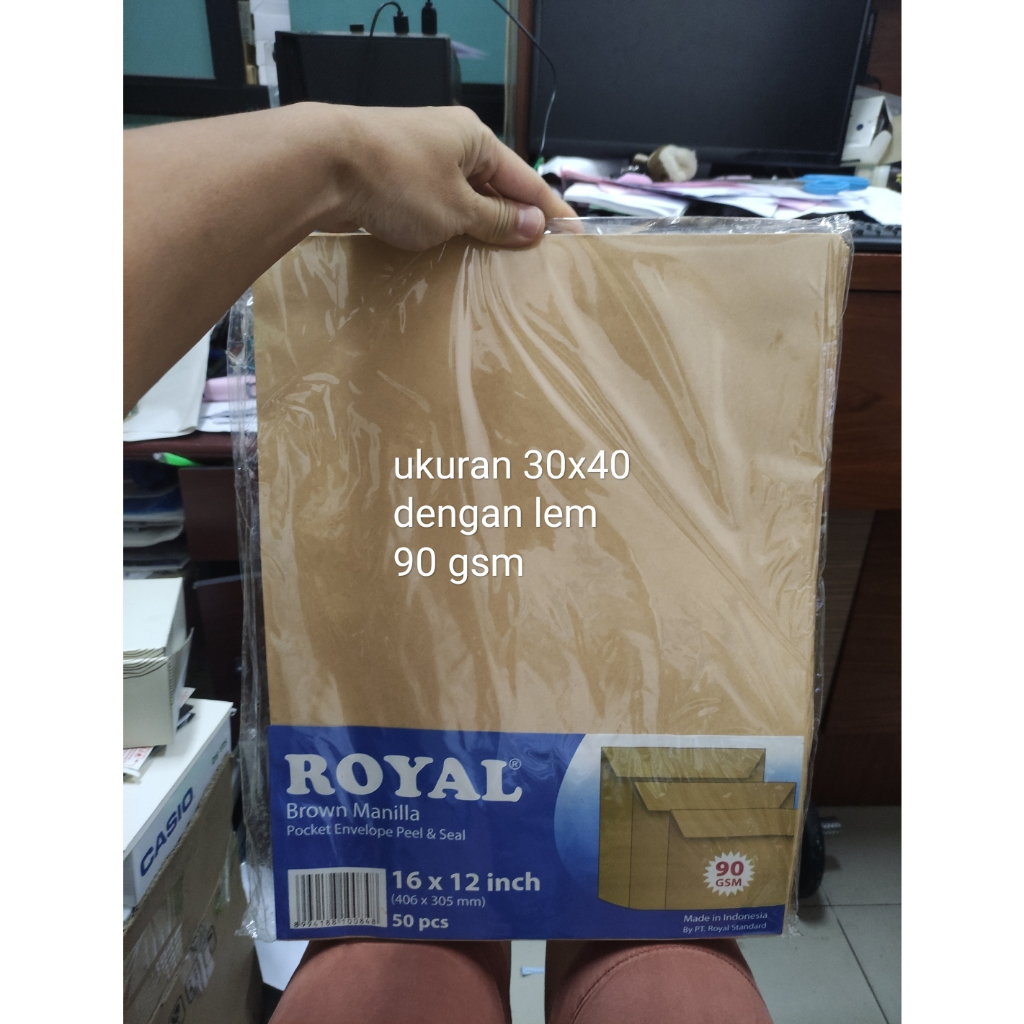 

amplop samson XL 40 x 30 cm sealed lem royal isi 50 lembar