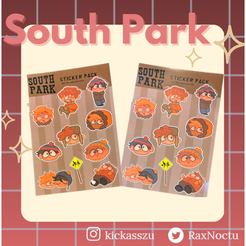 

Sticker Pack South Park 10x14cm