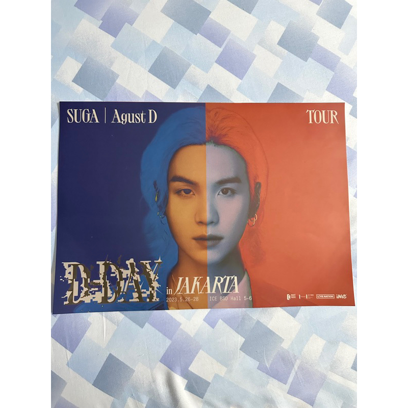 SUGA Agust D poster d-day in jakarta konser
