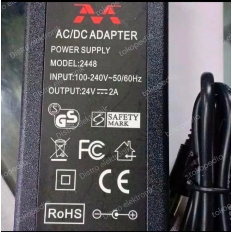 Adaptor Switching 24V 2A Adapter 2 Ampere 24 Volt High Quality