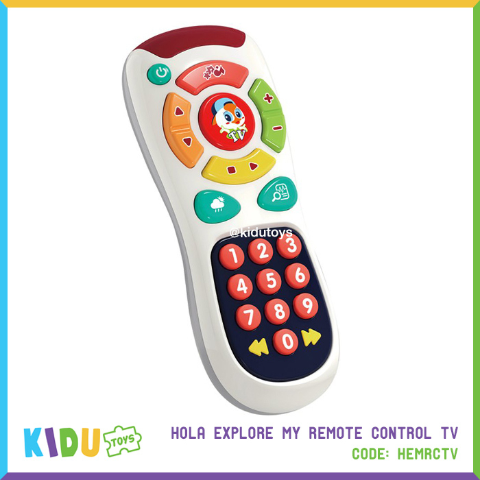 Mainan Anak Remote Control Hola Explore My Remote Control TV Kidu Baby