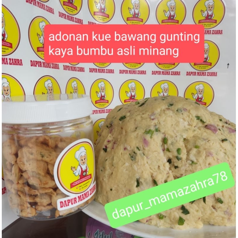 Kue Bawang Gunting/kue zaman dulu/cemilan yang bikin nagih/gurih dan renyah/rasa bawang asli