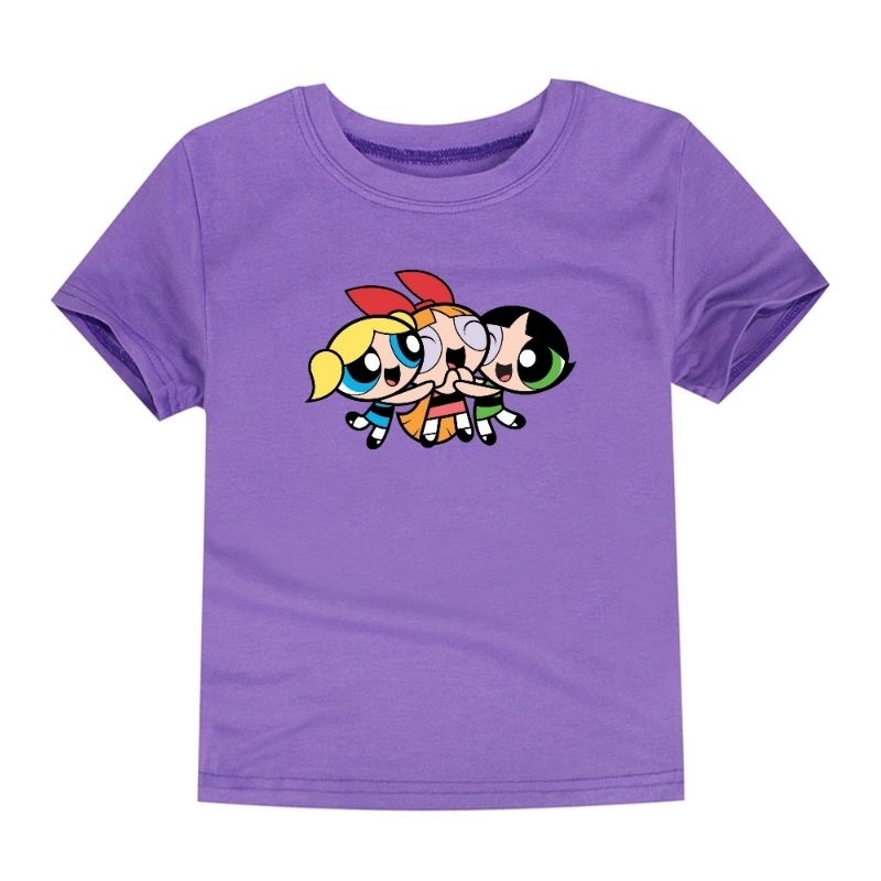 Kaos Anak Perempuan Puffgirls Baju Anak Cewek Kaos Atasan Oblong Anak 2-16Th Cod