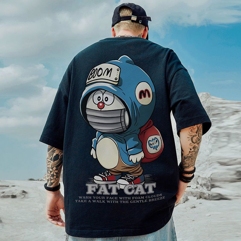 KAOS BIG SIZE DORAEMON (6XL ) | KAOS KARAKTER KAOS OVERSIZE M L XL 2XL 3XL 4XL 5XL 6XL KAOS KARTUN D