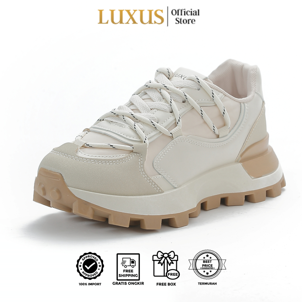Luxus Yerin Sepatu Sneakers Wanita Korean Style -Lxf06