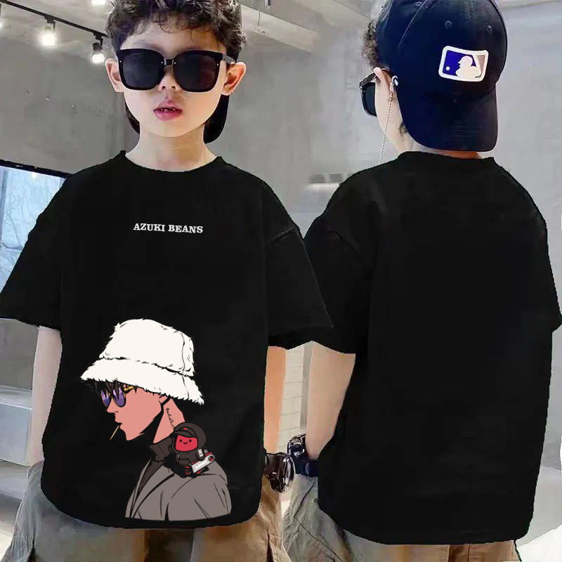 Amspro Kaos Katun24s Anak Kaos Oversize Anak Baju ana Kaos Anak Atasan Anak Azuki