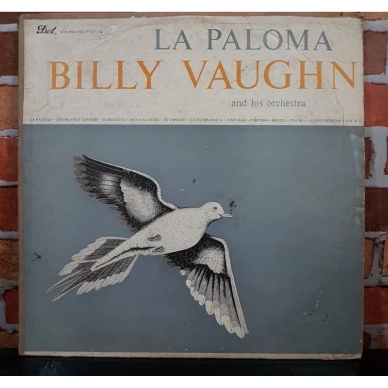 Vinyl Piringan Hitam 12 inch Billy Vaughn-La Paloma