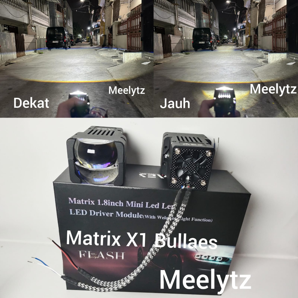 Biled X1M Laser 1.8 inch Matrix Flat Output