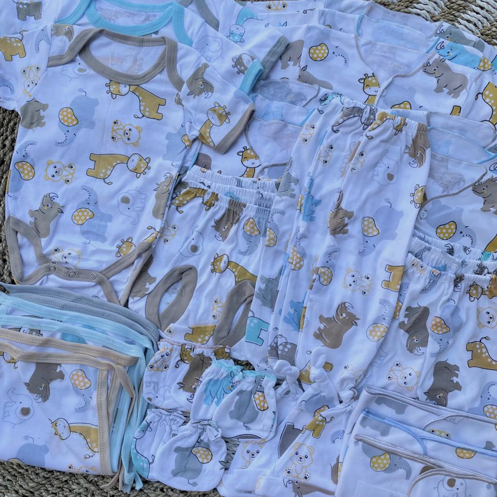 42 PCS paket hemat baju bayi celana bayi persiapan lahiran DNW BABY