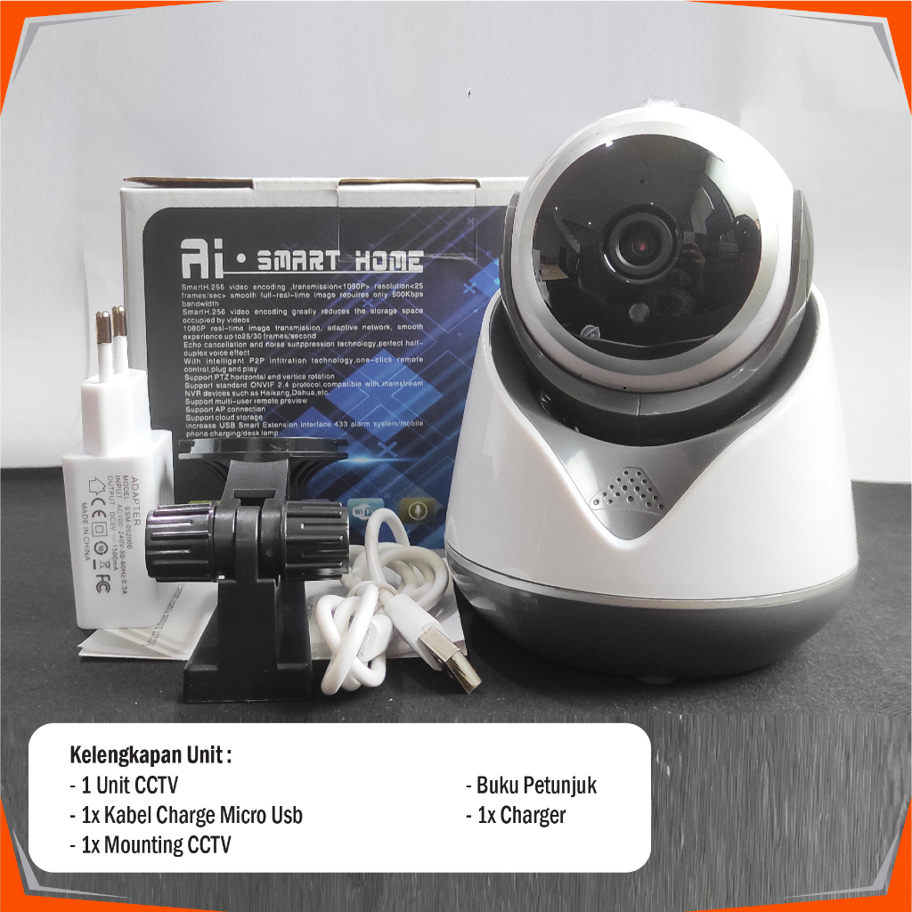 CCTV Camera Ai Smart Home Wireless Wifi with USB Extention