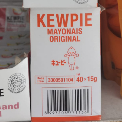 Kewpie Mayonais Original Sachet 15gr