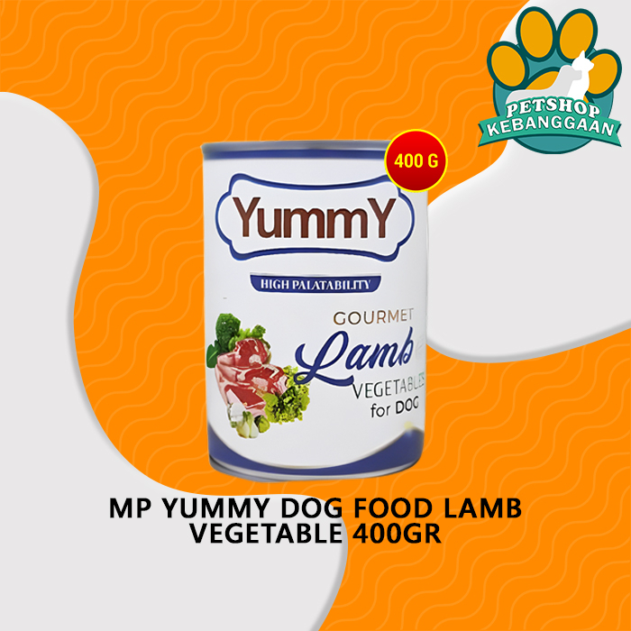 Makanan Basah Anjing Yummy Dog Food Kaleng Can Wet Food 400 Gram