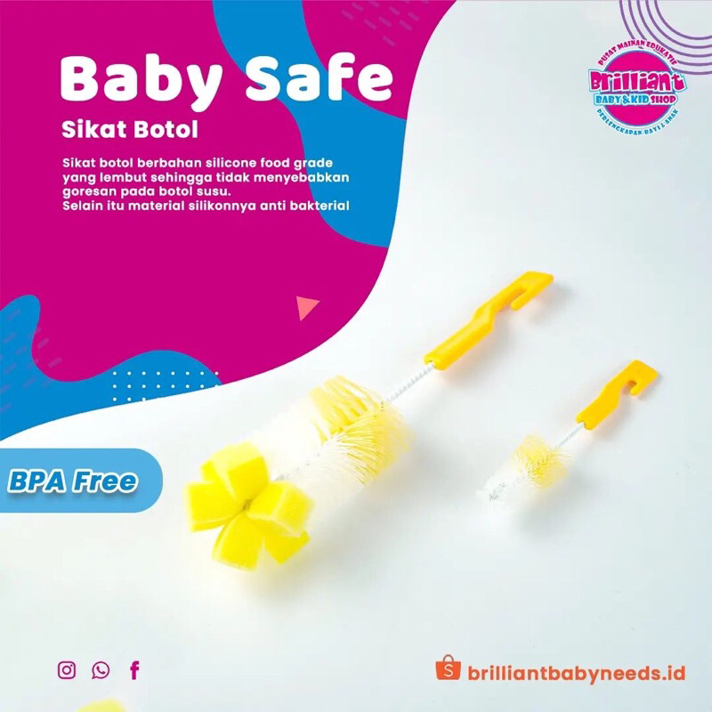 Sikat botol reliable pembersih botol susu bayi