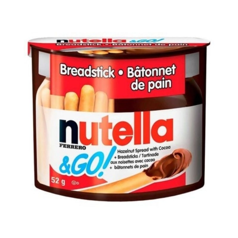 

Nutella & go bread stick original import mesir - 52 gram x 10 pcs