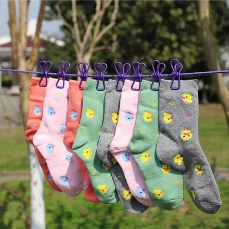 Tali Jemuran Alat Jemur Praktis Kuat Clothes Line Laundry Tambang Dengan Pengait Hanger