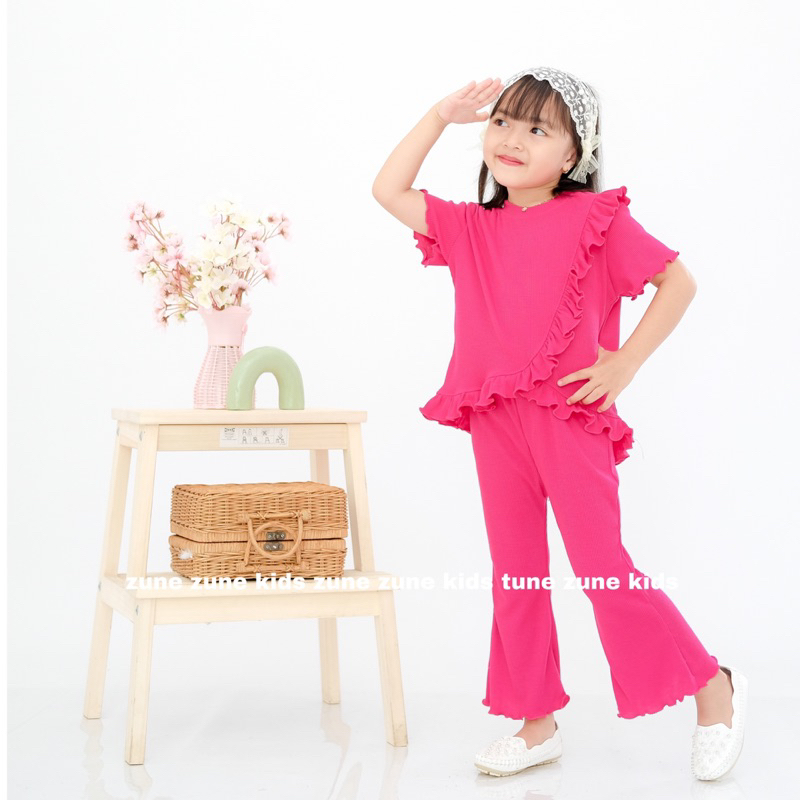 Setelan anak MALIKA knit usia 1-5 tahun