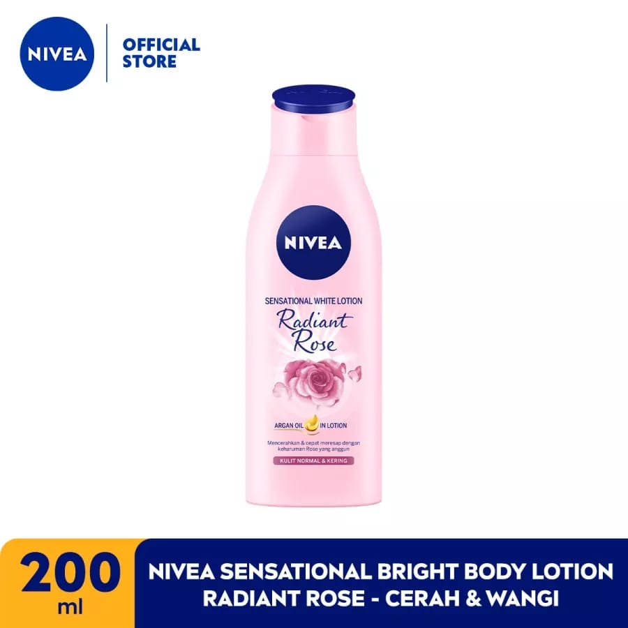 FREE Nivea Sensational Bright Radiant Rose Lotion 200ml