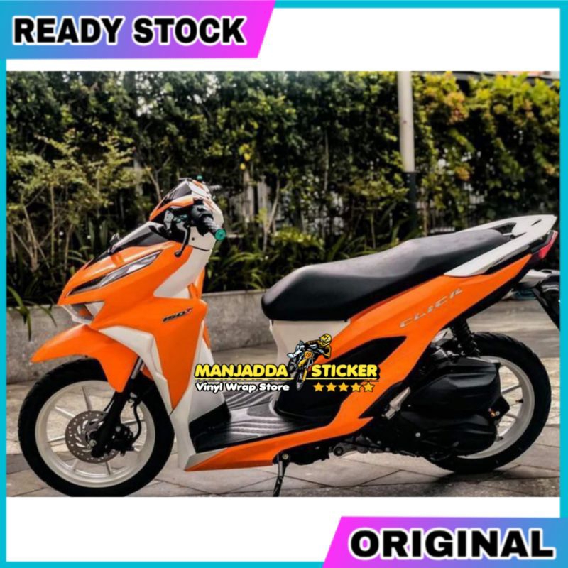 permeter stiker oren glossy skotlet motor mengkilat bahan tebal lentur tidak tembus