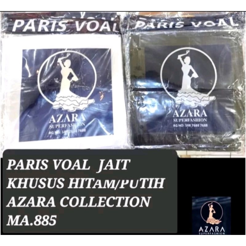 hijab anak sekolah putih ,hitam / hijab segi empat Paris voal jahit tepi
