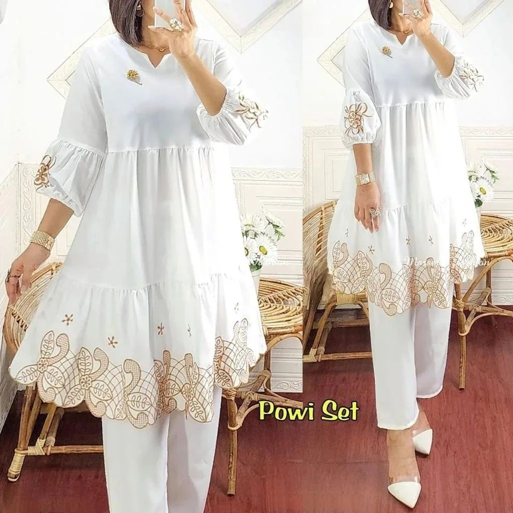 Setelan Tunik Denis set / Denis set Dress / Denis set Fashion / Setelan Tunik dan Celana / Setelan T