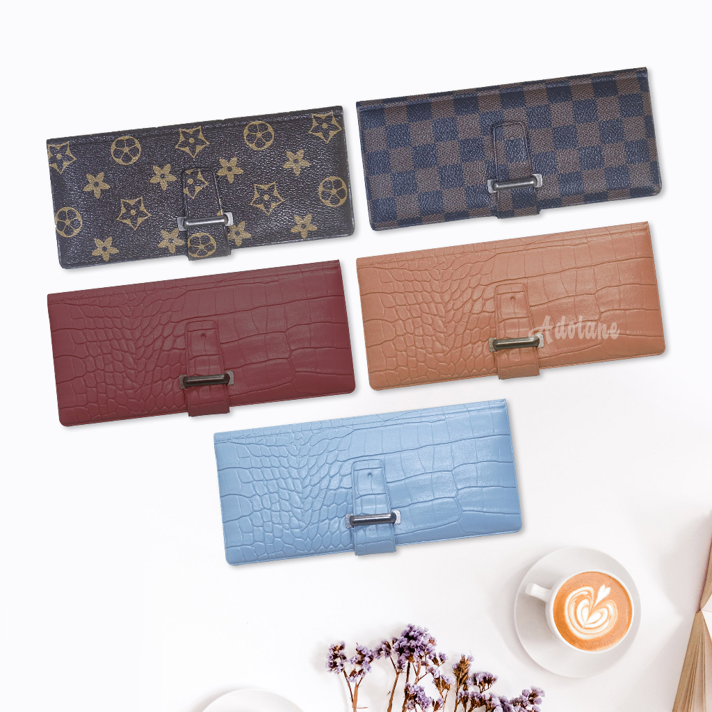 020 DOMPET CROCO PANJANG KARTU GAWANG  / DOMPET KARTU 42 SLOT / DOMPET LOGAM MULIA / DOMPET CARD