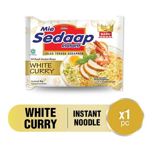 

SEDAAP MIE WHITE CURRY 81G