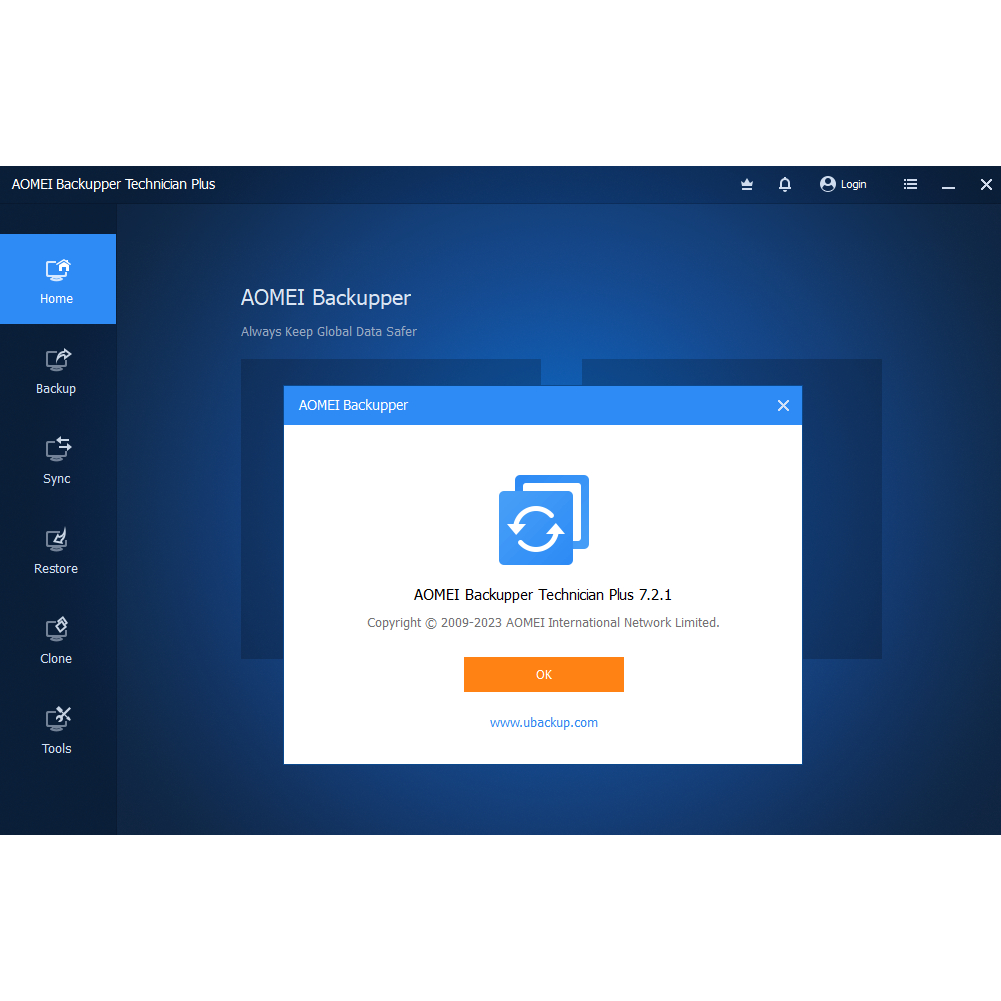 AOMEI Backupper 7.2.1 Technician Plus Full Version Lifetime Software Hardisk Data Recovery &amp; Restore