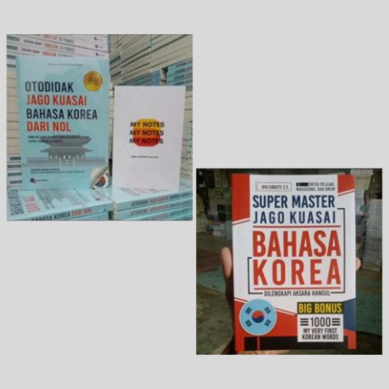 BUKU BAHASA KOREA - SUPER MASTER JAGO KUASAI BAHASA KOREA - DILENGKAPI AKSARA HANGUL