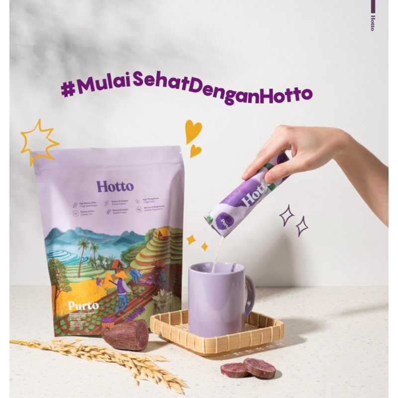 

Hotto Purto Multigrain with Purple Potato 1 Pouch