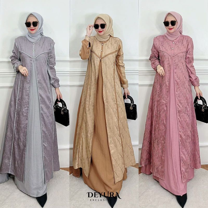 Dinar dress by Deyura alody gamis arival