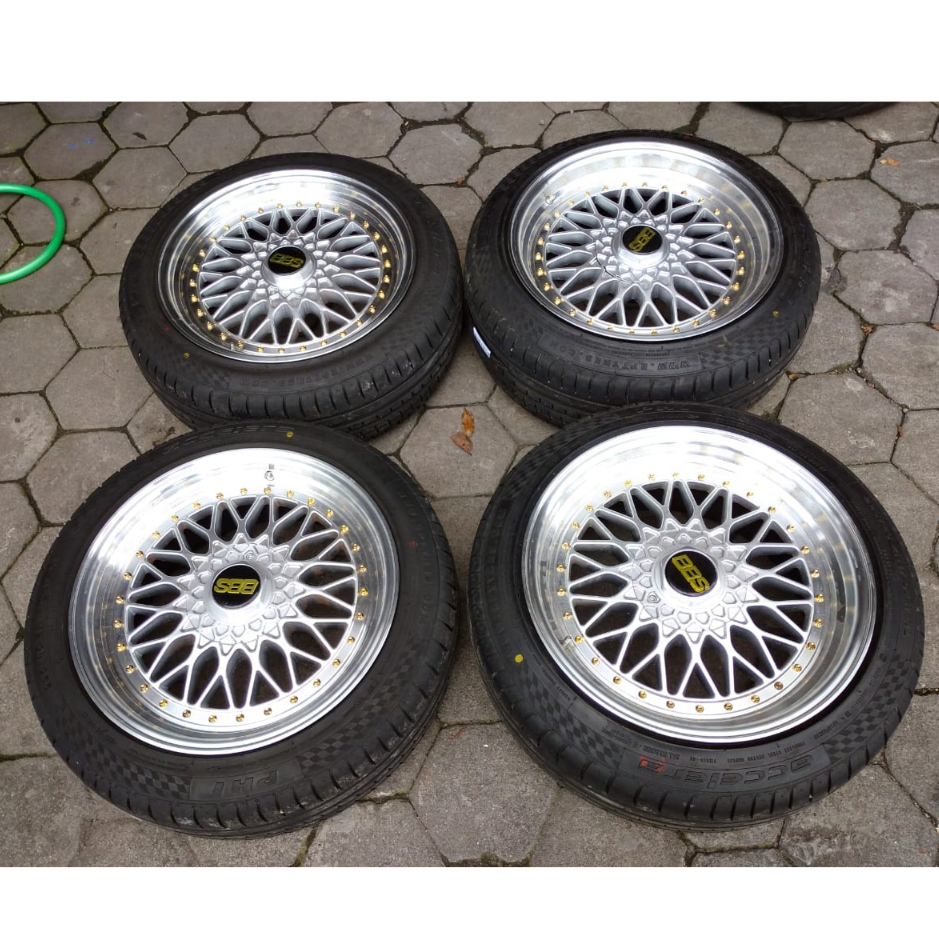 Velg Mobil BBS Ring 17 Lebar 7,5/8,5 Pcd 5x112 5x120 Ban 225 45 R17Accelera