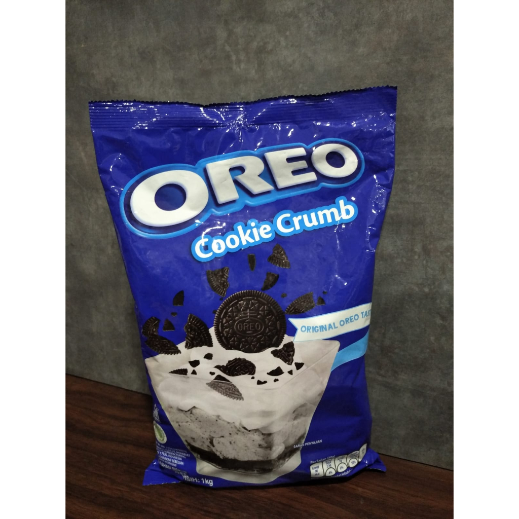 Oreo Biskuit Cookies Crumb 1 Kg / Oreo crumble / Oreo snack / remukan oreo / remahan oreo