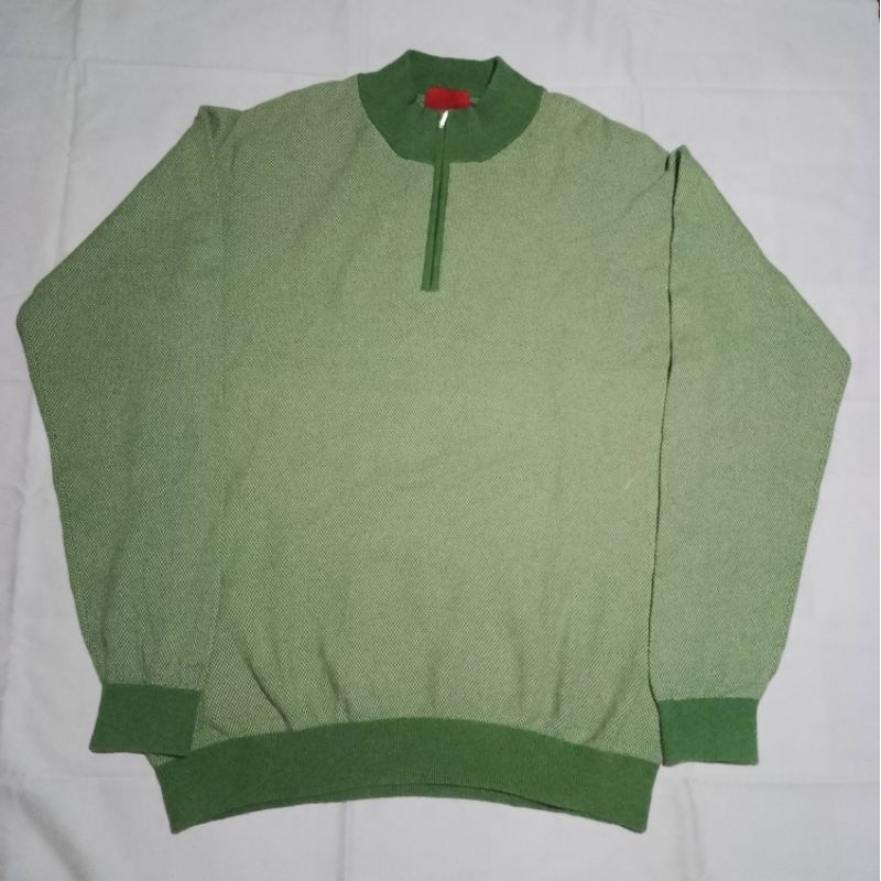 [preloved] Sweater Mr Junko half zip