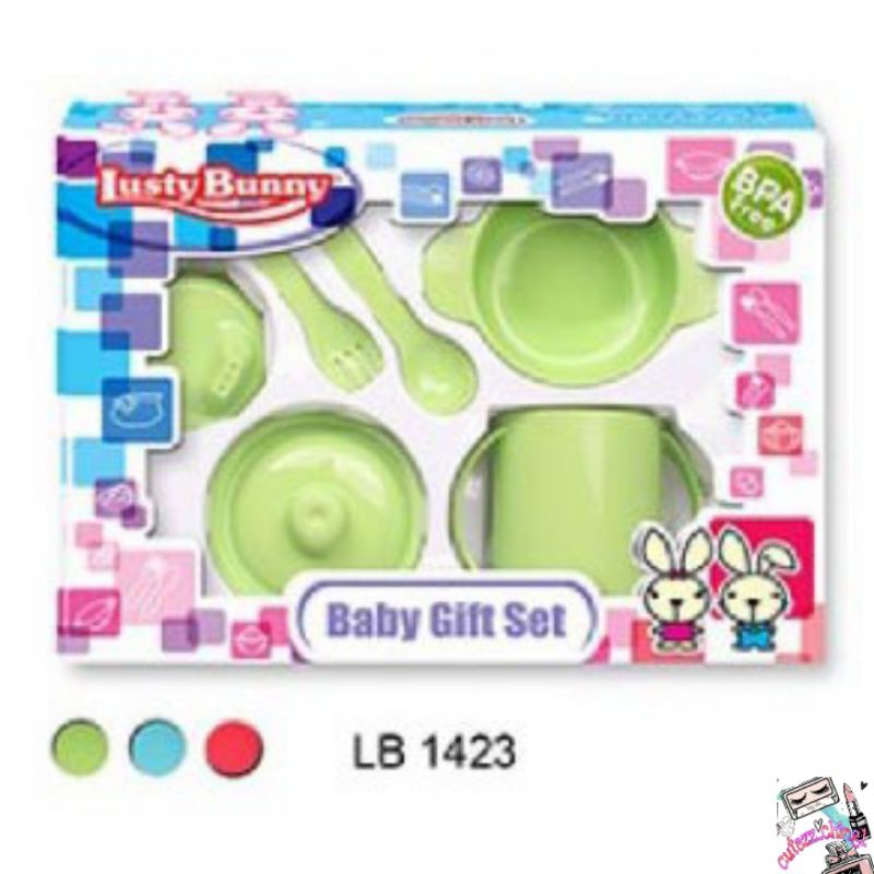 ☃️Cutezz_Ching1☃️Lusty Bunny Feeding Set Kemasan isi 6