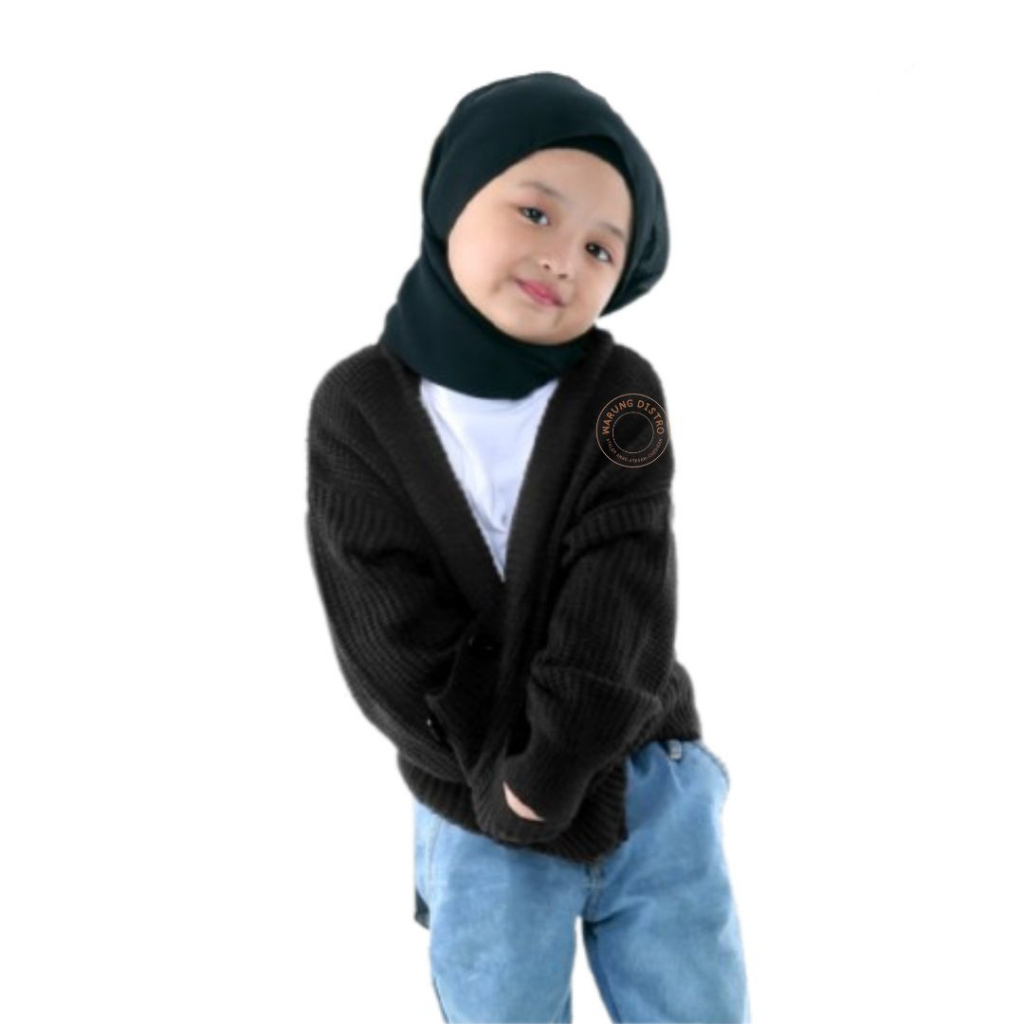 Sweater cardigan Rajut anak perempuan - Rajut Anak usia 2-10tahun - Outerwear Cardigan Rajut Nakara 