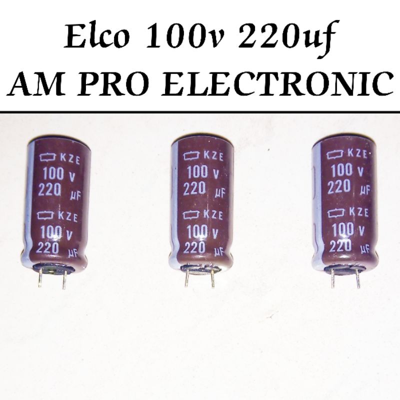 Elco 100v 220uf 270uf Elko Nippon