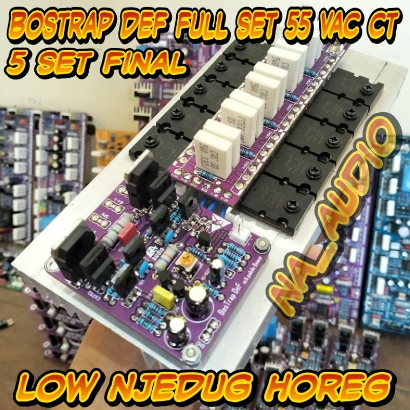 DRIVER POWER AMPLIFIER BOSTRAP DEFF LOW NJEDUG FULL SET