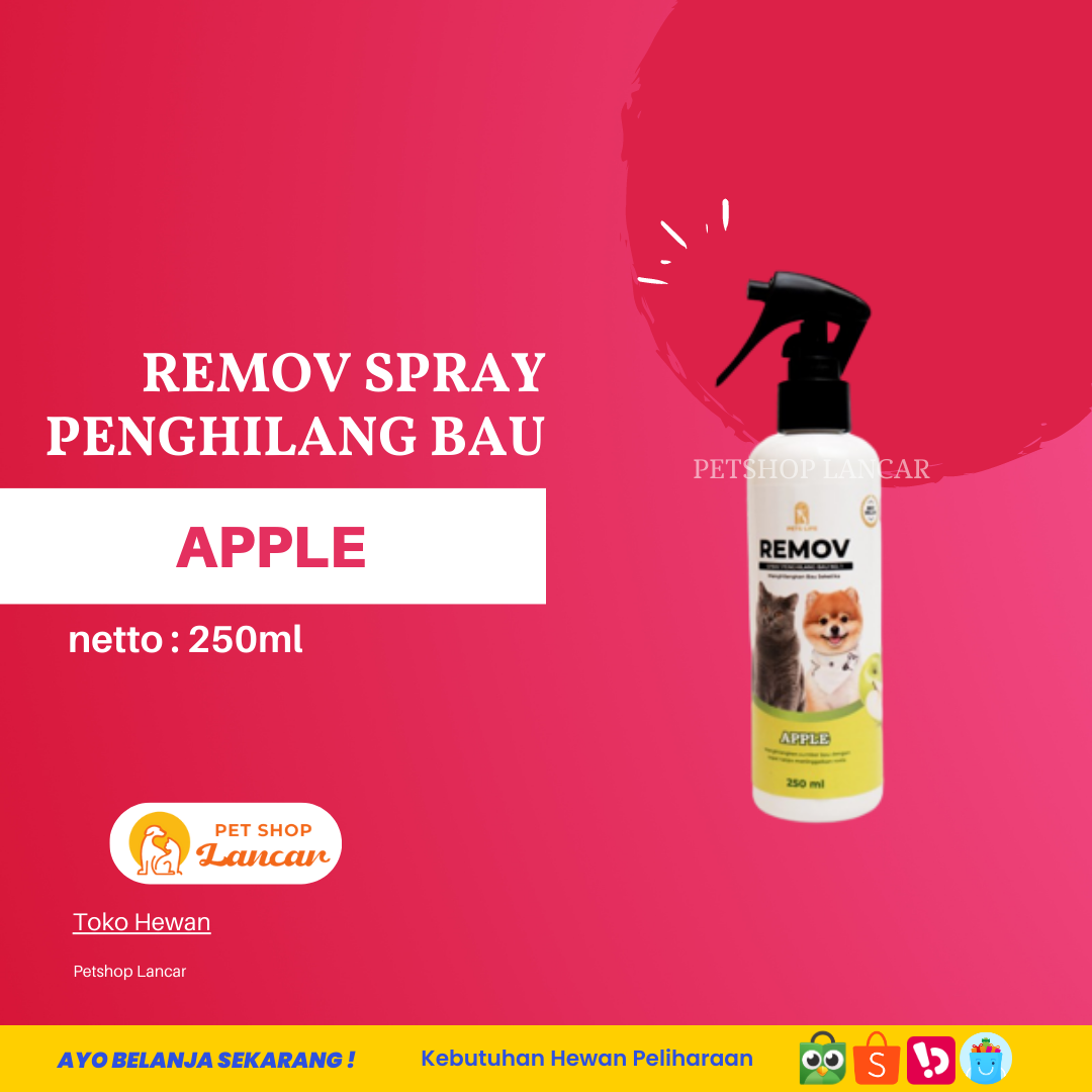 REMOV SPRAY PENGHILANG BAU WANGI APPLE