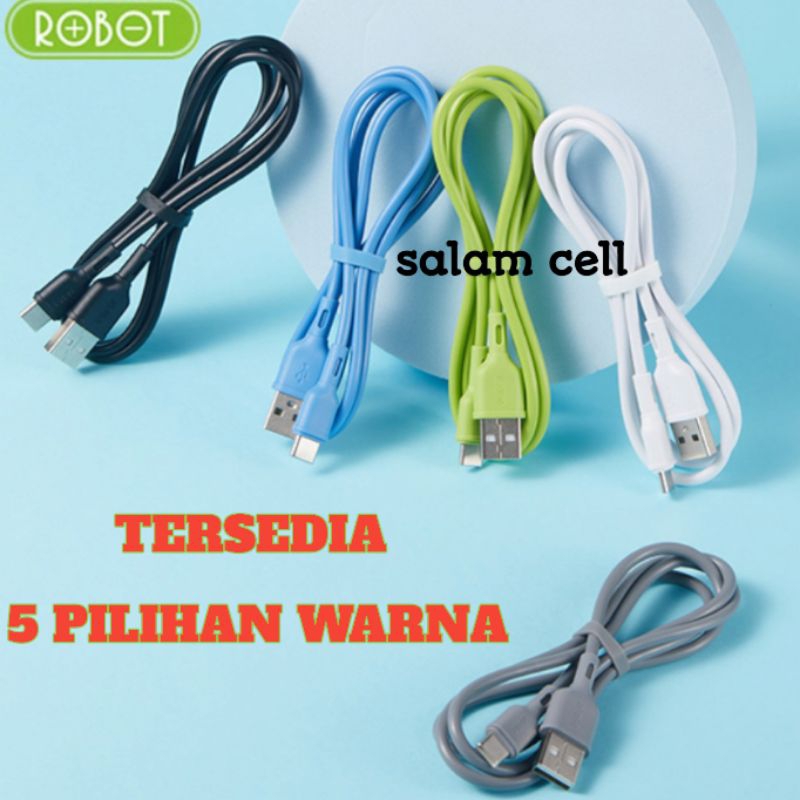 Kabel Data Type-C Robot RBC100S Original Garansi Resmi