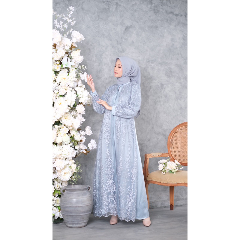 PRE PRDER-DAVINA DRESS ALIKADESIGN|DRESS KONDANGAN PREMIUM|Brokat sapto