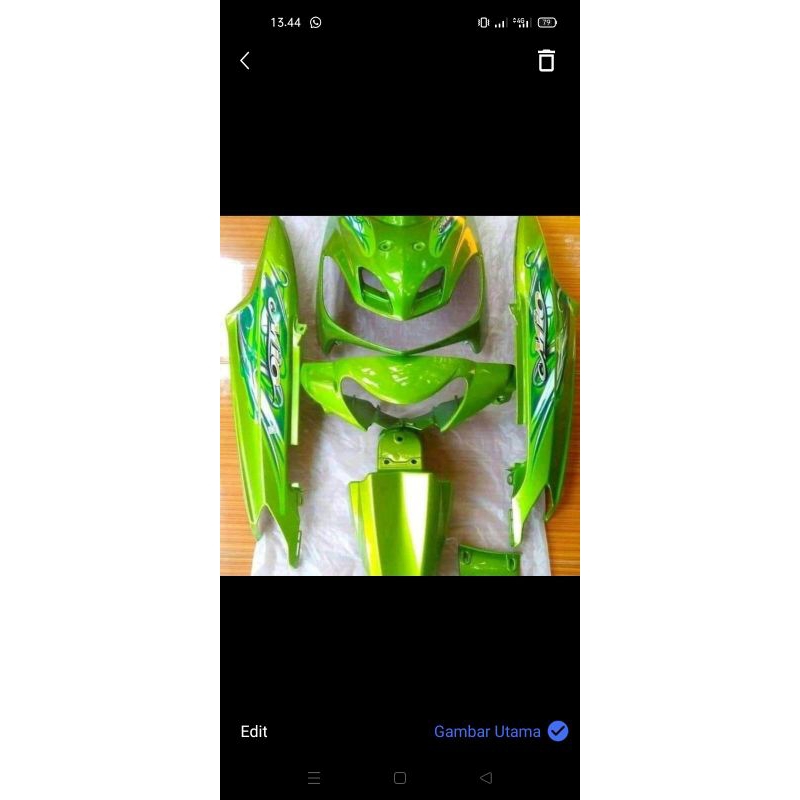 full body halus mio smile hijau