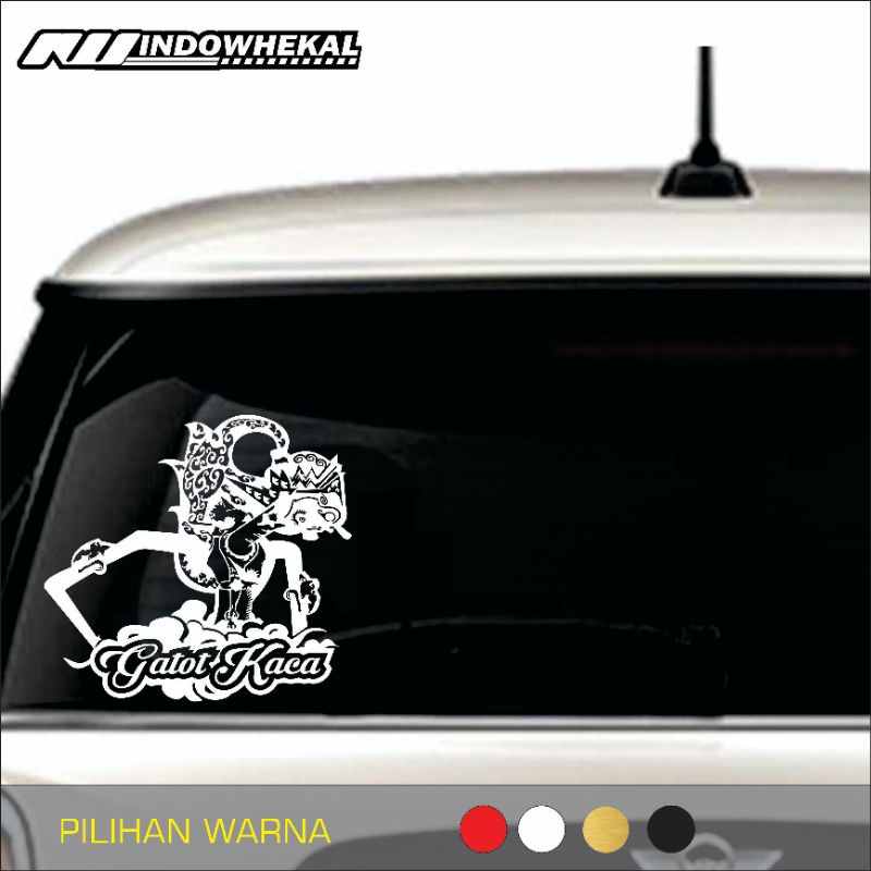 STIKER CUTTING STICKER WAYANG GATOT KACA