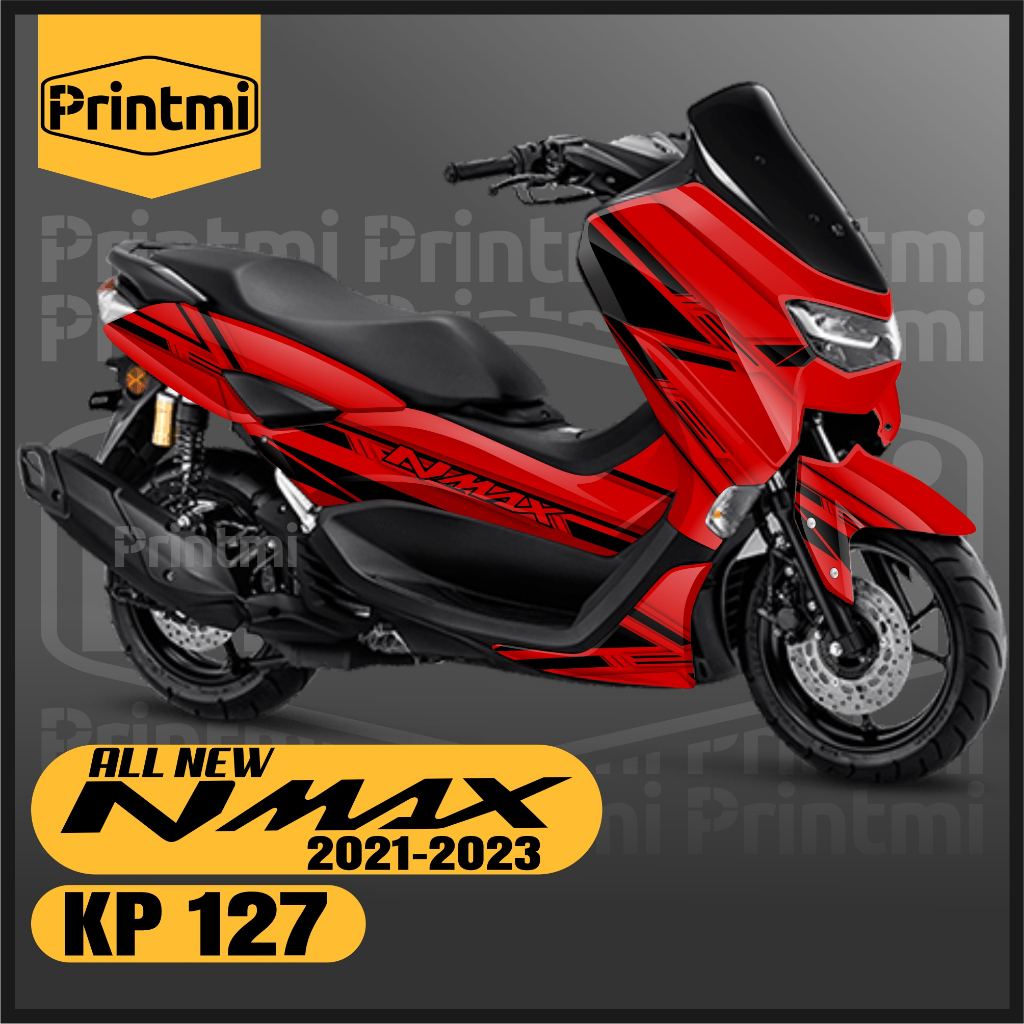Printmi Stiker Decal Motor Nmax 155 New 2021 2022 2023 2024 Full Body Abs Connected Yamaha Variasi M
