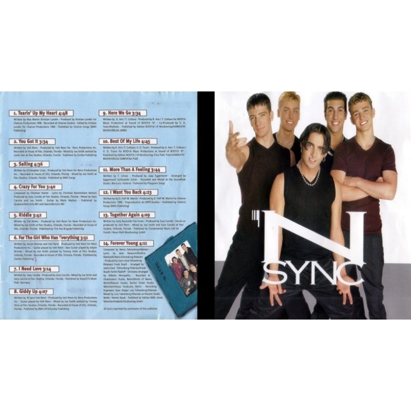 Cd nsync album 1997