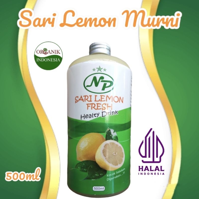 

Sari Lemon Fresh NP / sari lemon murni / minuman diet sehat/ kemasan 500ml