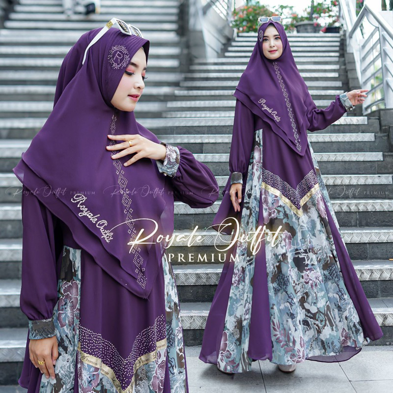 Jodha gamis syari premium ceruty furing hyget