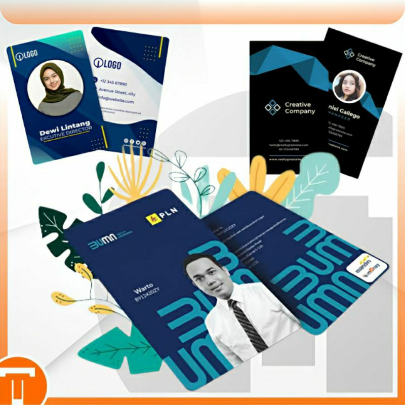 

Cetak kartu - Id Card - Kartu Nama - Plastik PVC - CoCard
